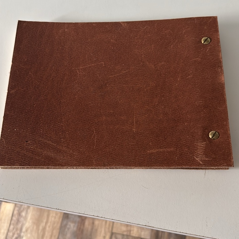 Leather bound journal or photo book. - Picture 2 of 7